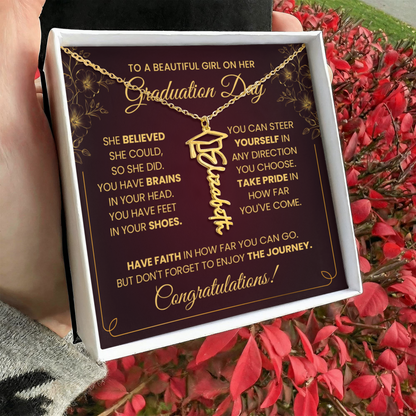 graduation necklace daughter gift beautiful girl