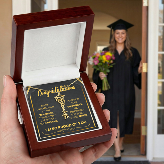 graduation necklace class of 2026 gift