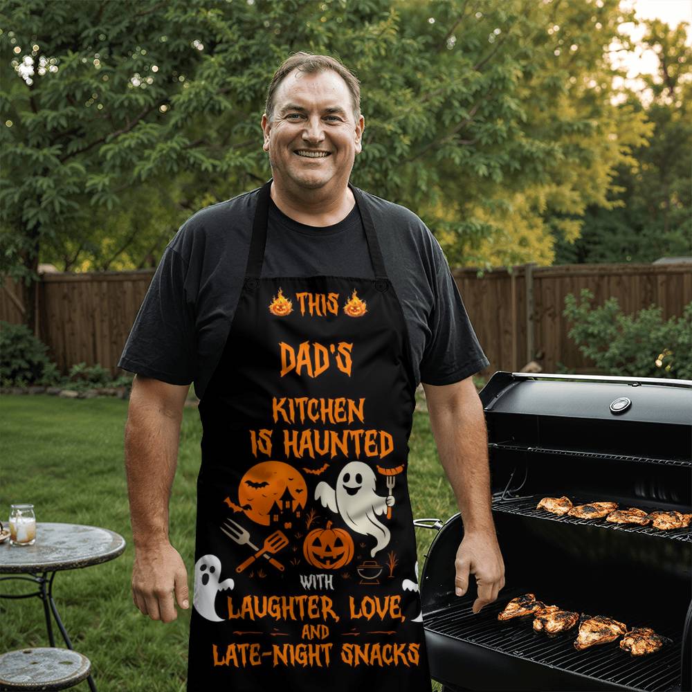 Ghost-themed kitchen apron