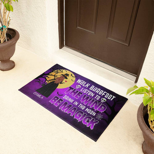 Personalized moon magic entry mat