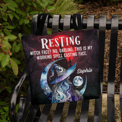 Resting Witch Face?” Gothic Halloween Tote Bag !