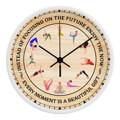 Wooden Frame 10inch Clock - Choose Your Clock Face Image