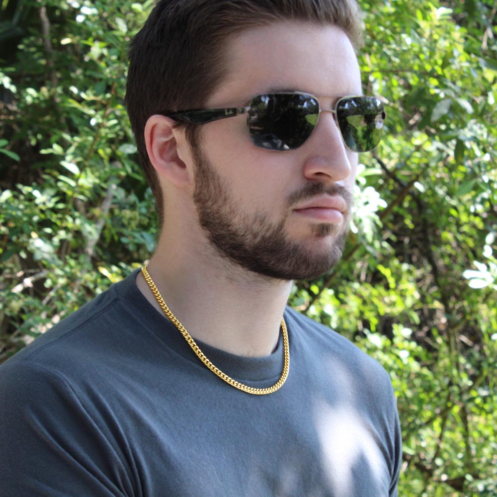 “To My Man” Cuban Link Chain – Heartfelt Gift for Husband, Boyfriend, or Fiancé