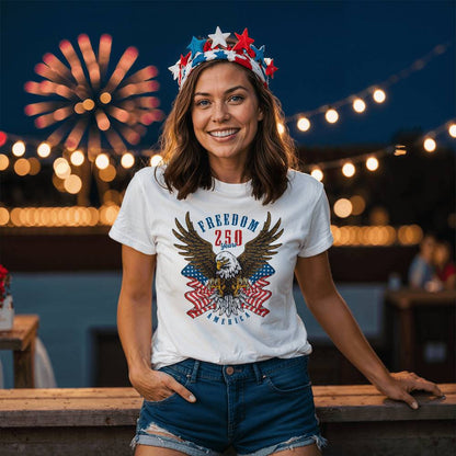 250 Years American Anniversary 1776-2026 USA Flag T-Shirt