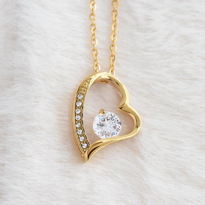 To My Daughter – Lion Father Forever Love Necklace, Proud Dad Gift, Inspirational Jewelry from Father to Daughter