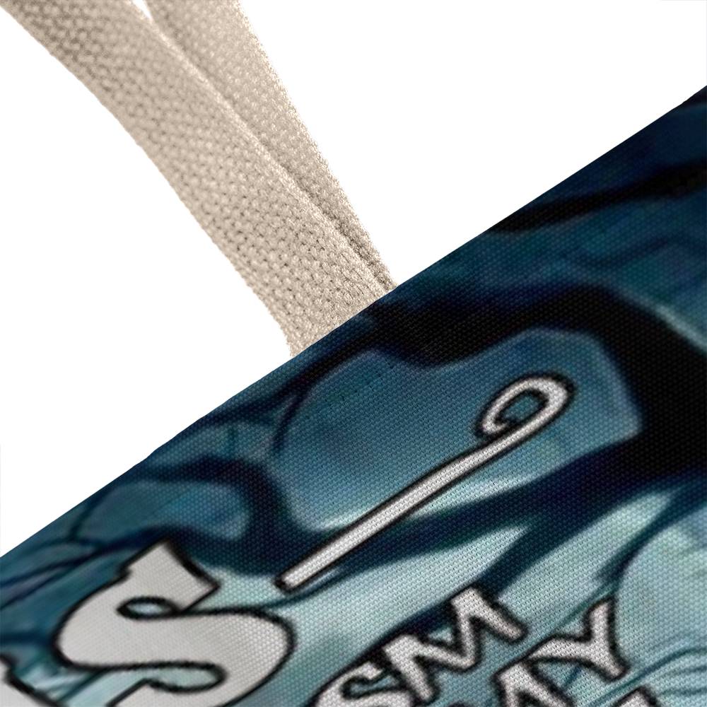 Brooms, Potions & Sarcasm: The Holy Trinity of My Witchcraft” Gothic Halloween Tote Bag !