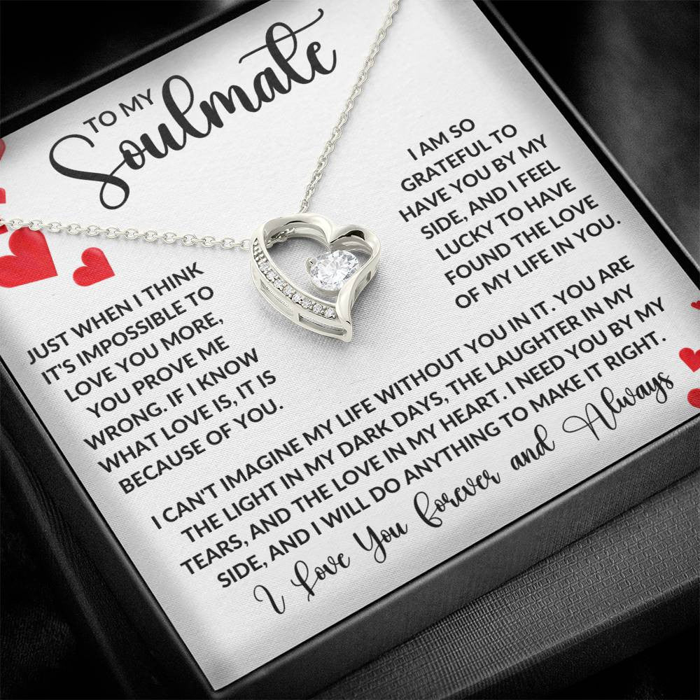 Forever Love Necklace-To Soulmate-Love Always