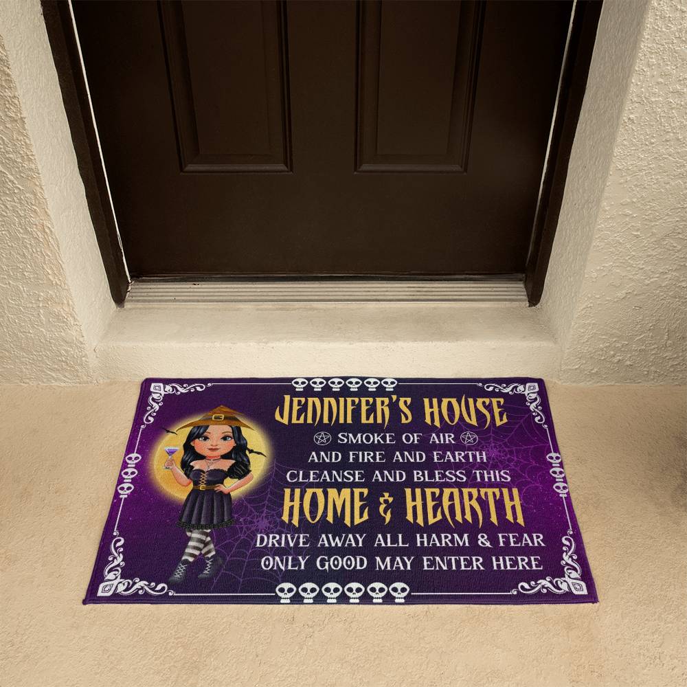 Witchy Welcome: Jennifer’s Home & Hearth Blessing Mat !