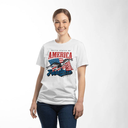 United States Of America Freedom Spirit 4th Of July Patriotic T-Shirt