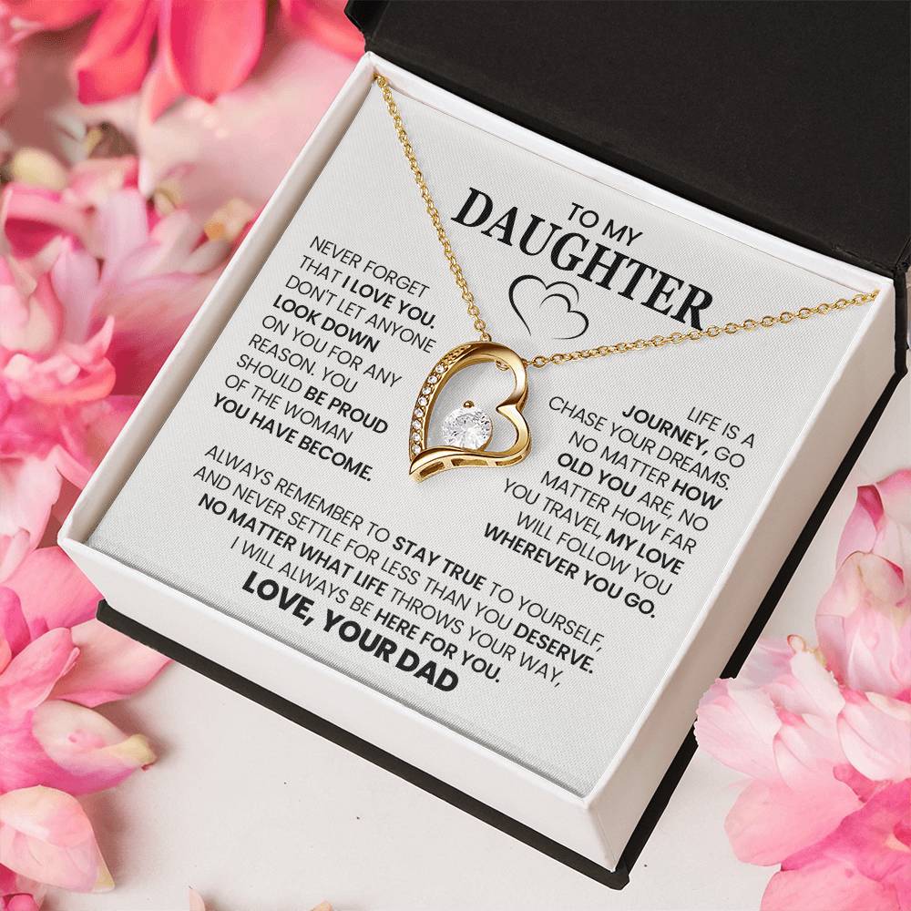 Forever Love Necklace with On Demand Message Card