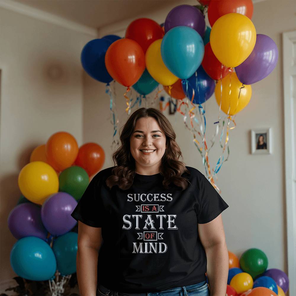 Success is a State of Mind - Personalized Motivational Inspirational T-Shirt Design