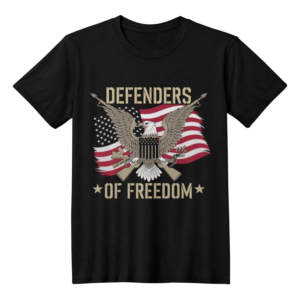 Defenders Of Freedom 4th Of July USA Patriotic T-Shirt