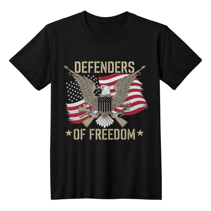 Defenders Of Freedom 4th Of July USA Patriotic T-Shirt