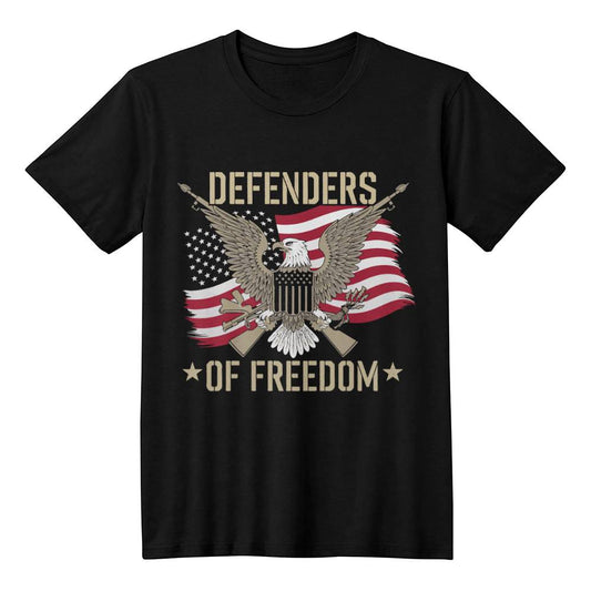 Defenders Of Freedom 4th Of July USA Patriotic T-Shirt