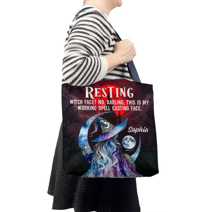 Resting Witch Face?” Gothic Halloween Tote Bag !
