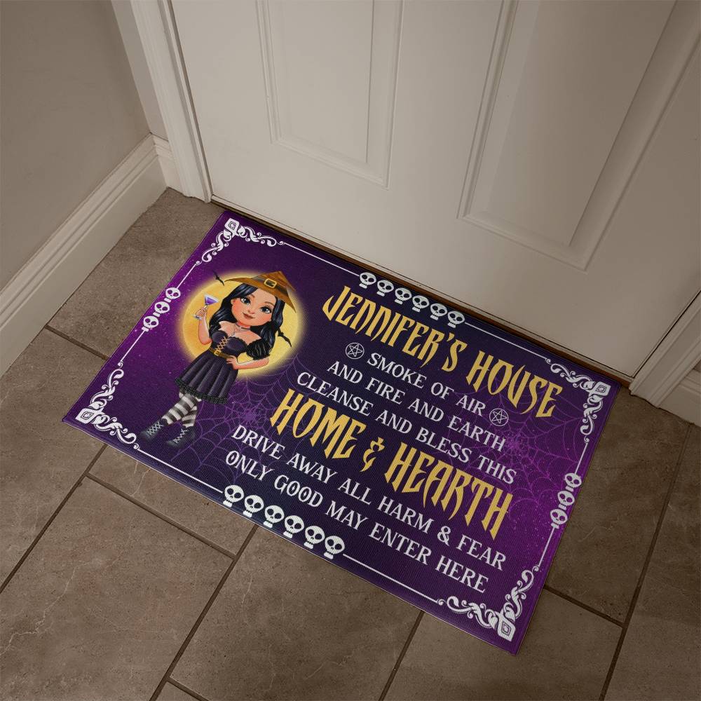 Witchy Welcome: Jennifer’s Home & Hearth Blessing Mat !