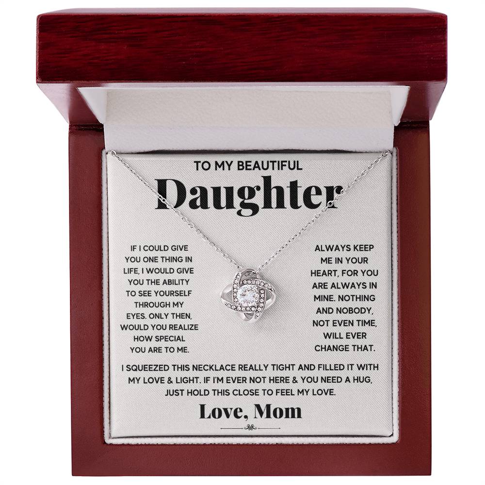 inspirational necklace from mom