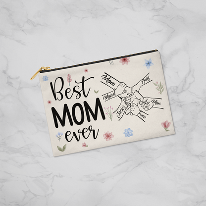 Fabric Zippered Pouch Small