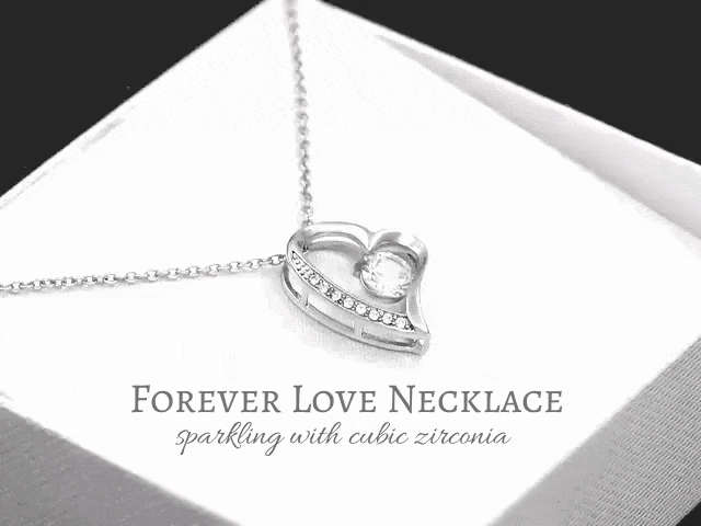 To My Military Wife, Forever Love Necklace, Jewelry Gift - YERTIZZ.COM
