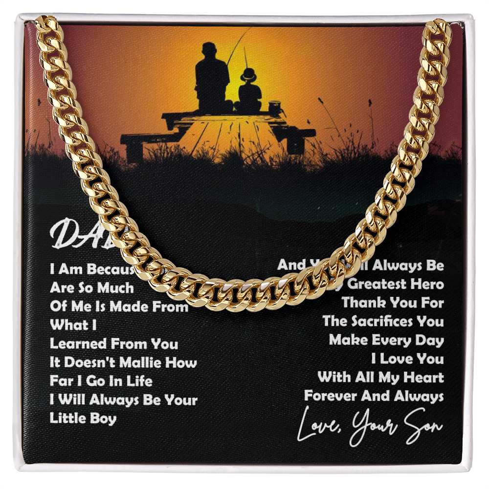 Cuban Linked Chain, Jewelry, Gift, Father, Dad