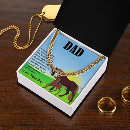 Cuban Linked Chain, Gift, Jewelry, Gift, Father, Dad