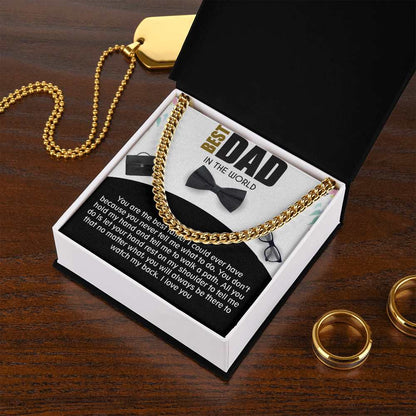 Cuban Linked Chain, Jewelry, Gift, Best Dad, Father's Day, Fathers Day, Father