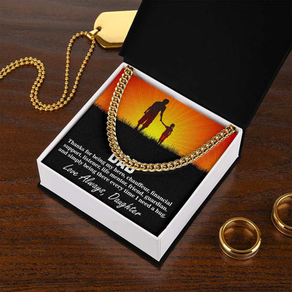 Cuban Linked Chain, Gift, Jewelry, Gift, Hero, Father, Dad