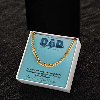 Cuban Linked Chain, Jewelry, Gift, Father's Day, Fathers Day, Father, Dad