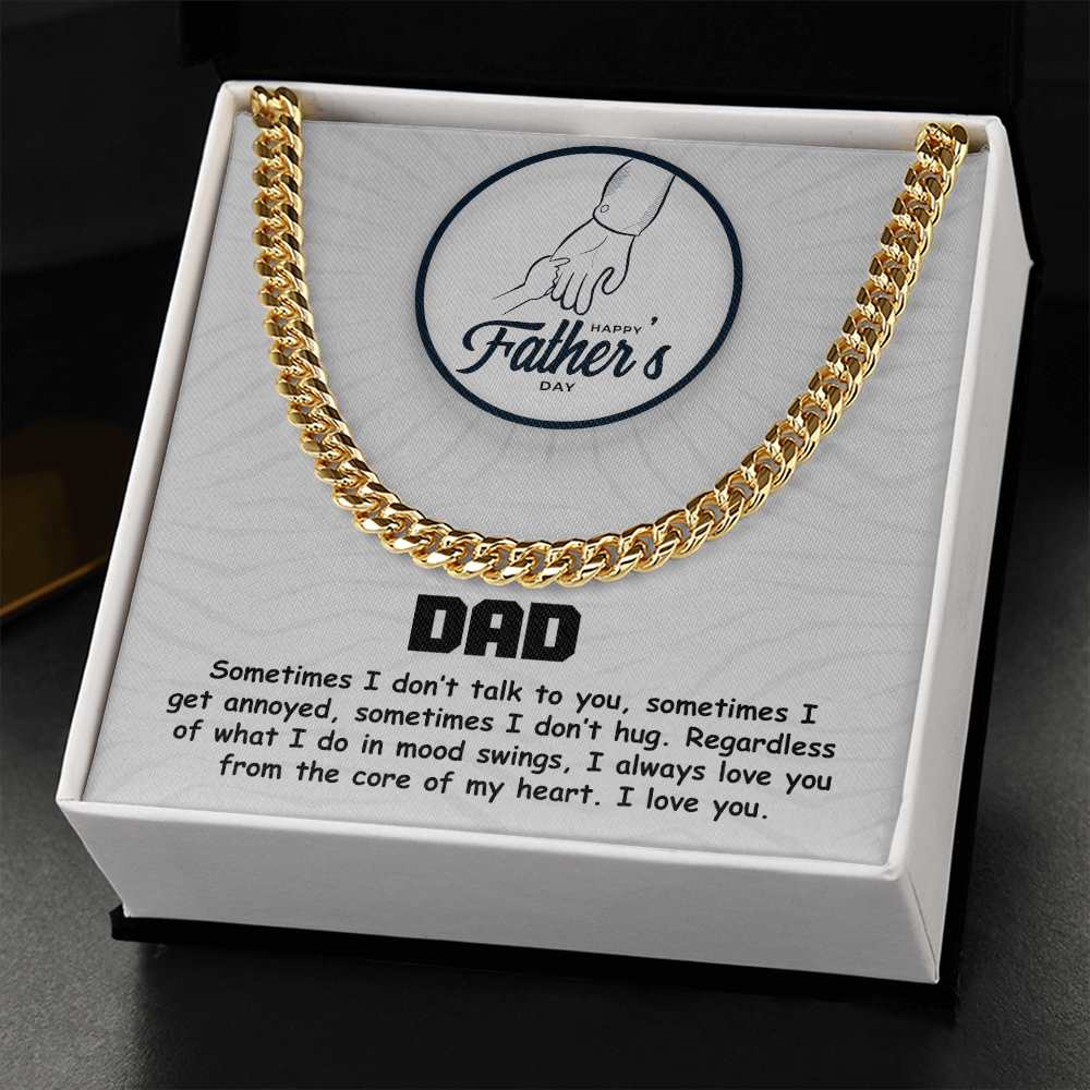 Cuban Linked Chain, Gift, Jewelry, Father's Day, Father, Dad
