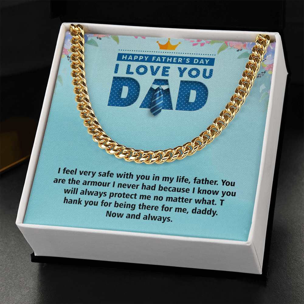 Cuban Linked Chain, Jewelry, Gift, Father's Day, Fathers Day, Father, Dad, Daddy
