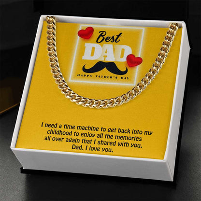Cuban Linked Chain, Gift, Jewelry, Gift, Father's Day, Fathers Day, Father, Dad