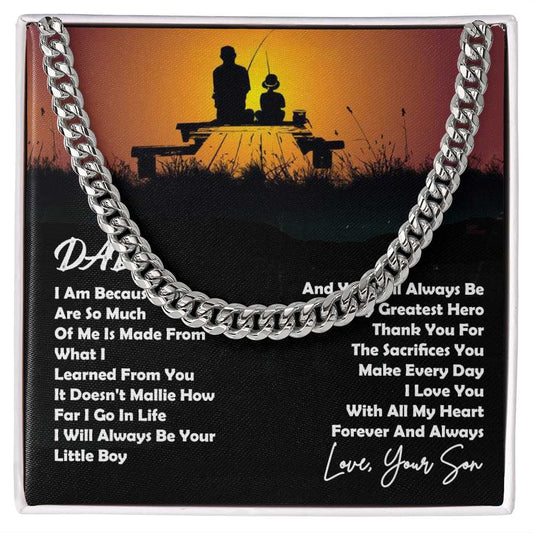 Cuban Linked Chain, Jewelry, Gift, Father, Dad