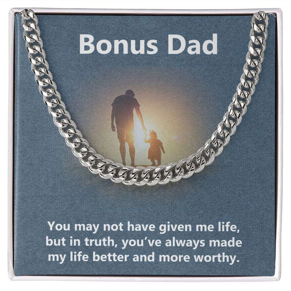Cuban Linked Chain, Jewelry, Gift, Bonus Dad