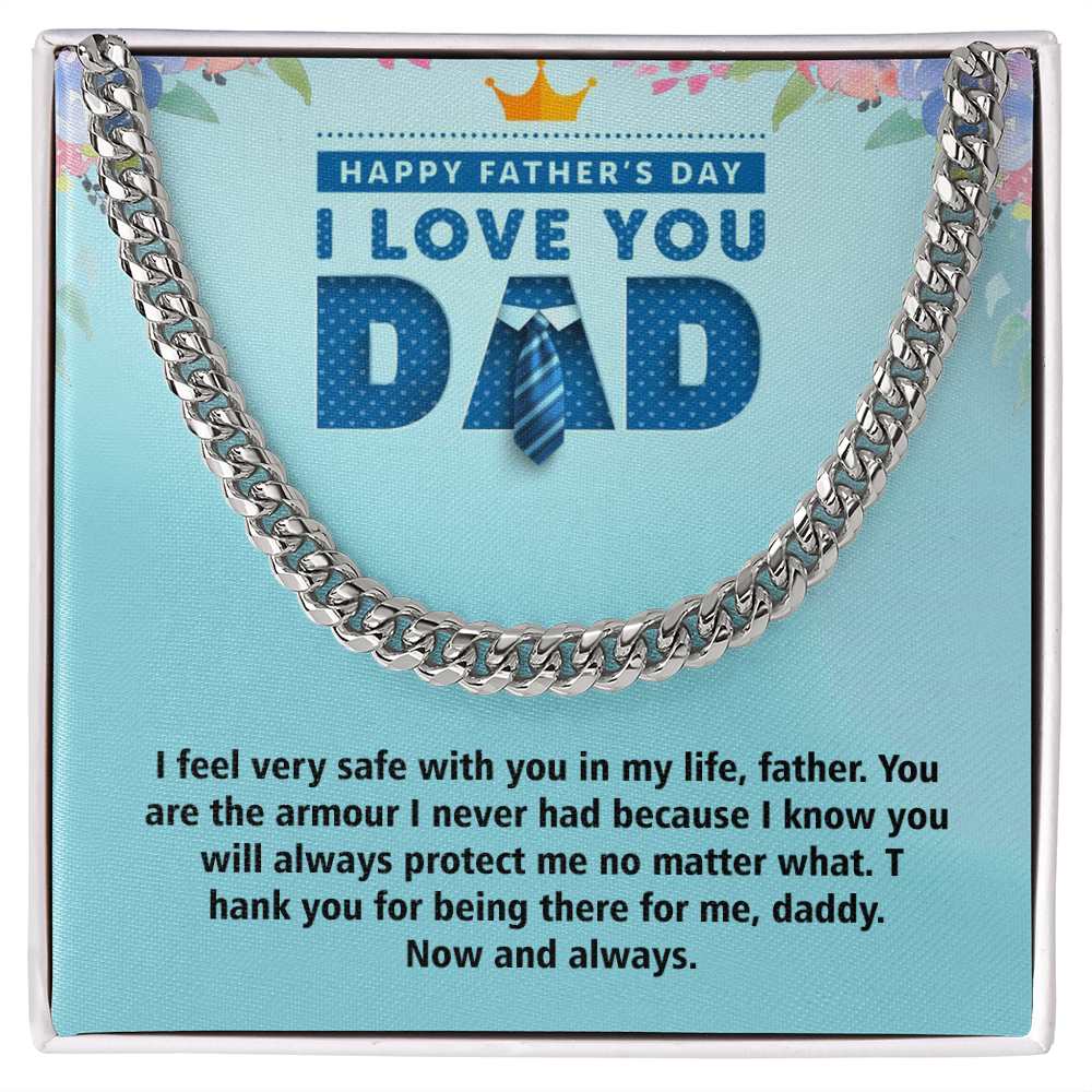 Cuban Linked Chain, Jewelry, Gift, Father's Day, Fathers Day, Father, Dad, Daddy