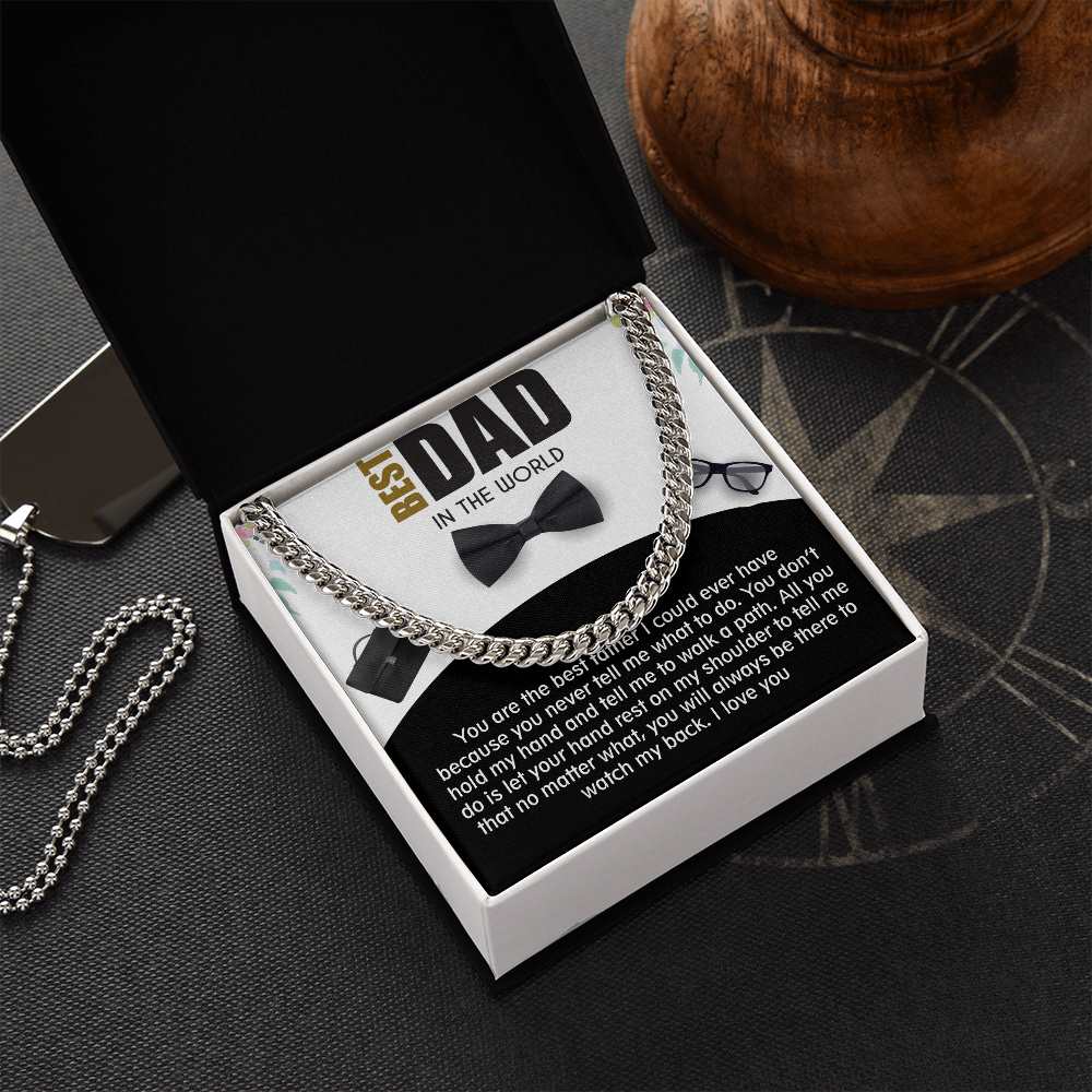 Cuban Linked Chain, Jewelry, Gift, Best Dad, Father's Day, Fathers Day, Father