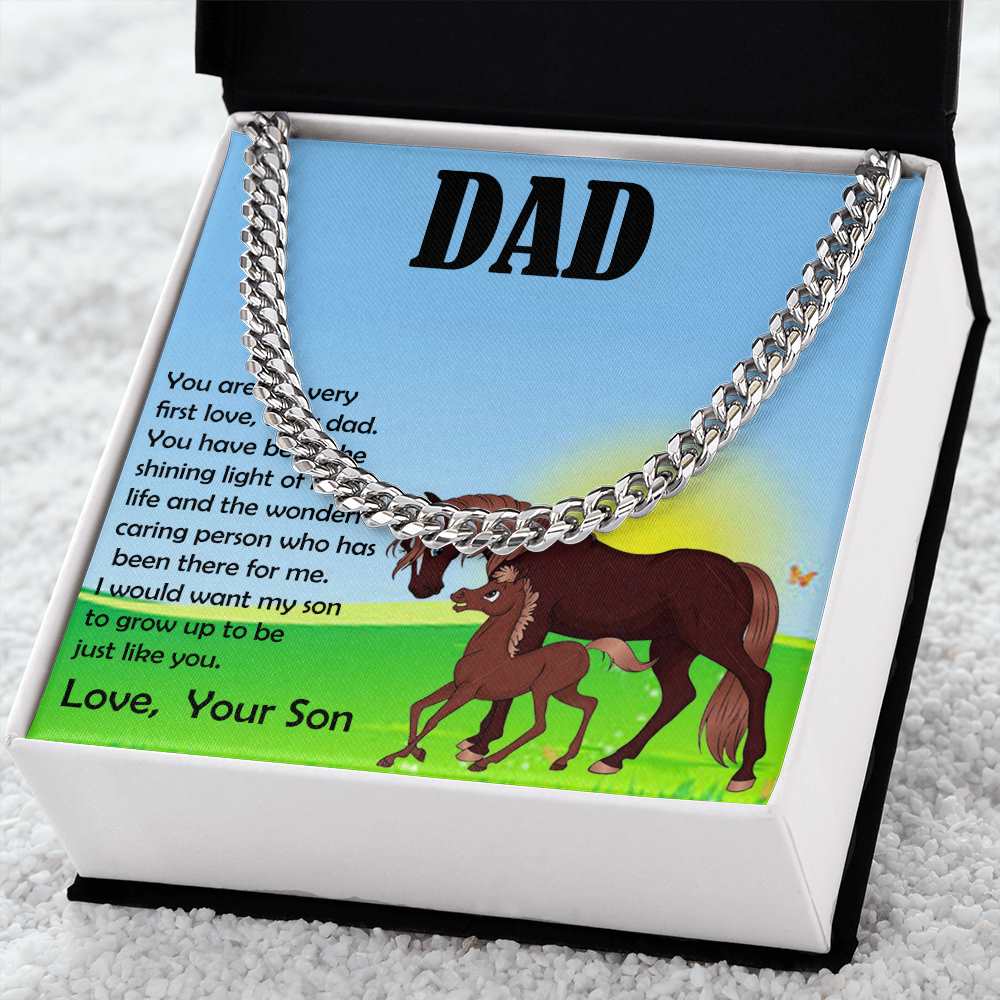 Cuban Linked Chain, Gift, Jewelry, Gift, Father, Dad