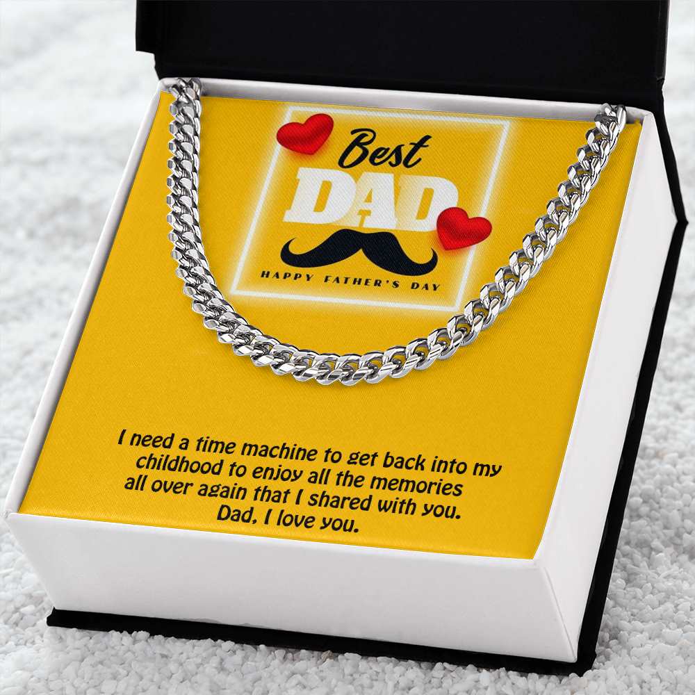 Cuban Linked Chain, Gift, Jewelry, Gift, Father's Day, Fathers Day, Father, Dad