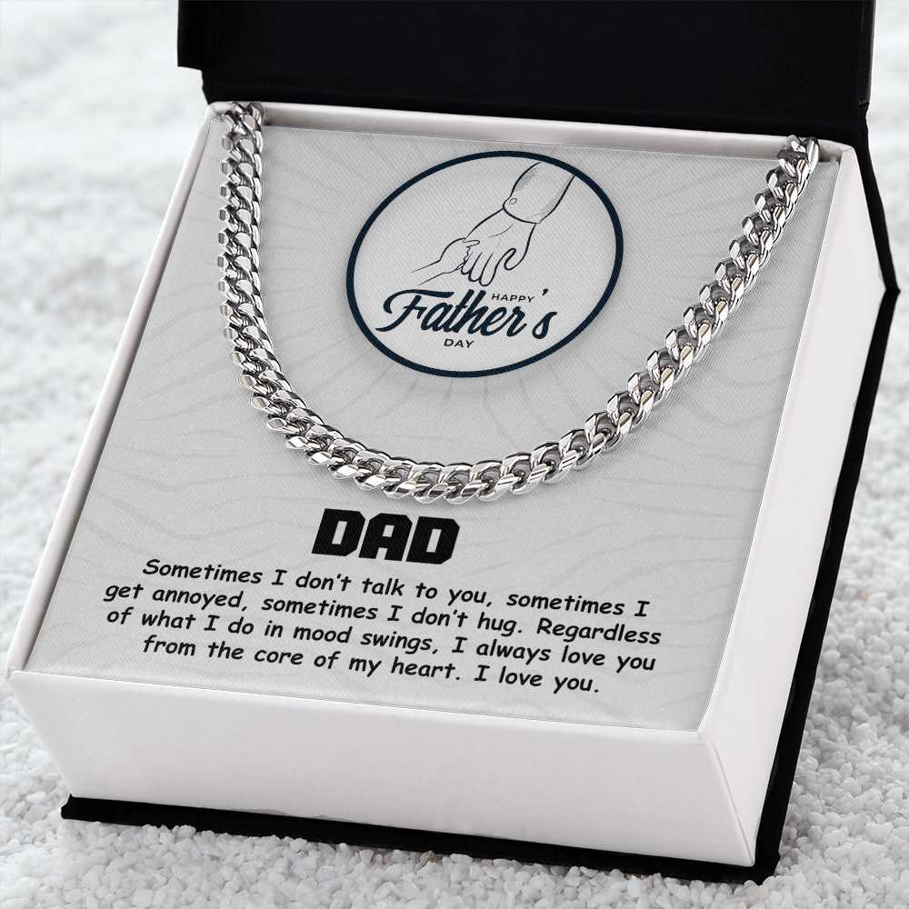 Cuban Linked Chain, Gift, Jewelry, Father's Day, Father, Dad