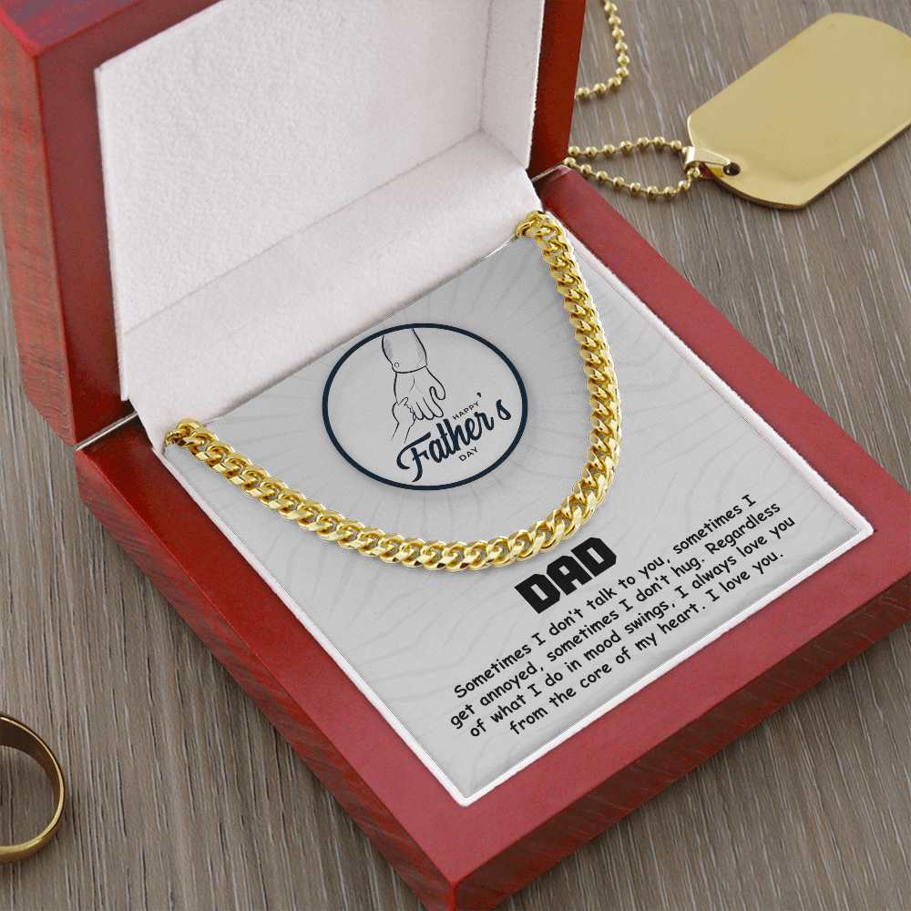 Cuban Linked Chain, Gift, Jewelry, Father's Day, Father, Dad