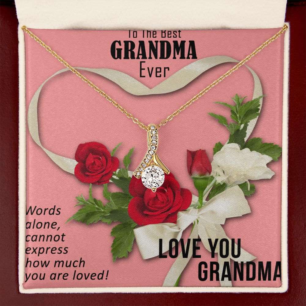 Alluring Beauty Necklace, Best Grandma Ever, Jewelry, Gift, Grandmother