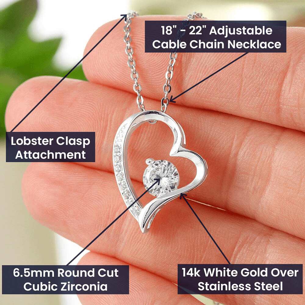 Christmas, To My Beautiful Wife, First Christmas, New Home, Forever Love Necklace, Jewelry, Gift