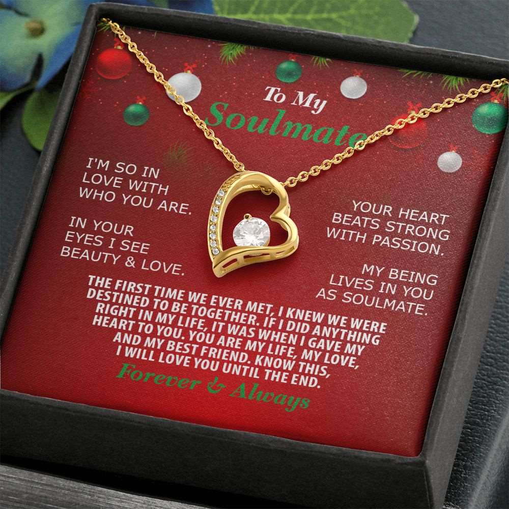 Christmas, Soulmate, Forever Love Necklace, Jewelry, Gift