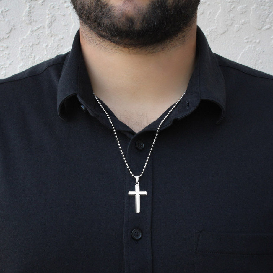 Stainless Cross Necklace, Retirement, Pasto