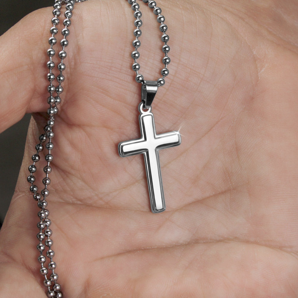 Stainless Cross Necklace, Retirement, Pasto