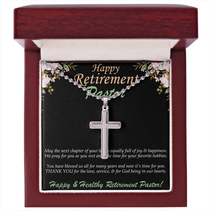 Stainless Cross Necklace, Retirement, Pasto