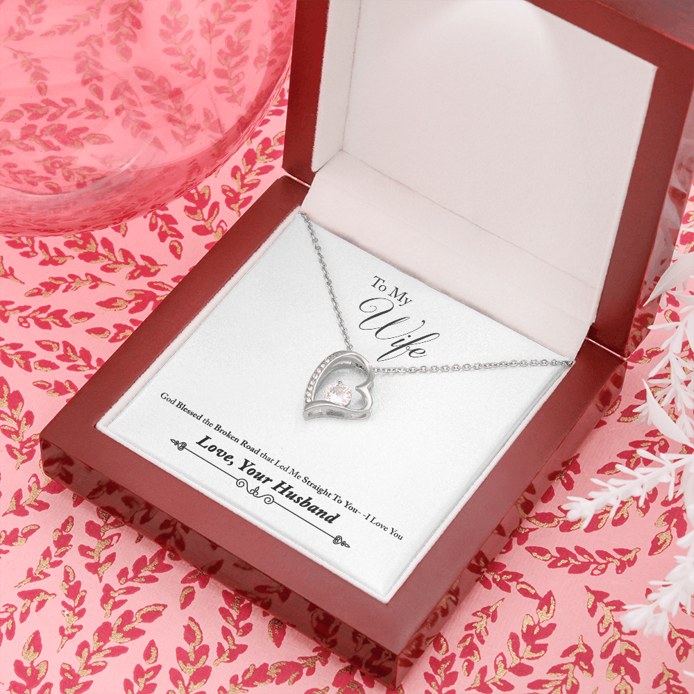 For My Wife, To My Wife, Forever Love Necklace, Jewelry Gift - YERTIZZ.COM