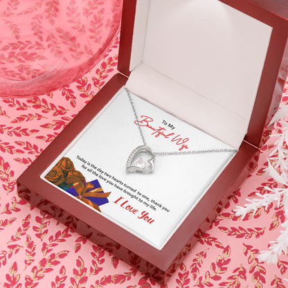 Forever Love Necklace, Gift, Jewelry, Wife, To Wife - YERTIZZ.COM