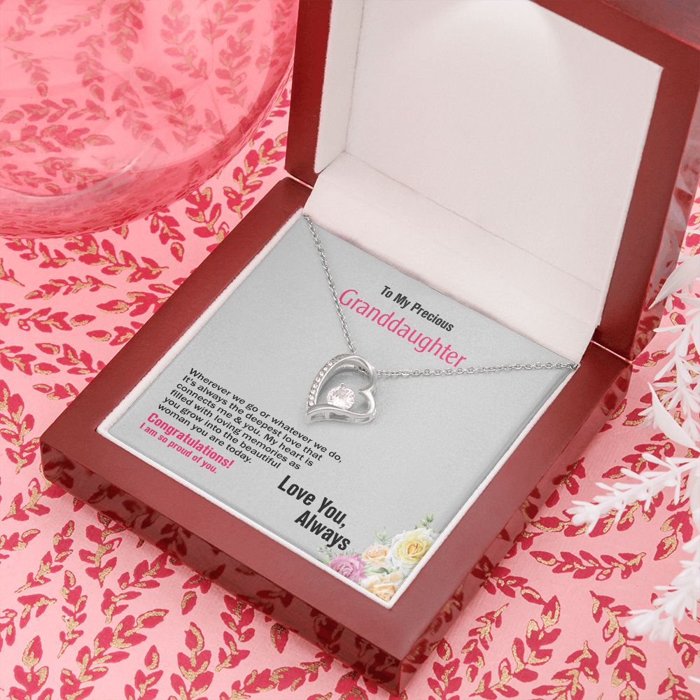 To Granddaughter, Love You, Jewelry Gift - YERTIZZ.COM