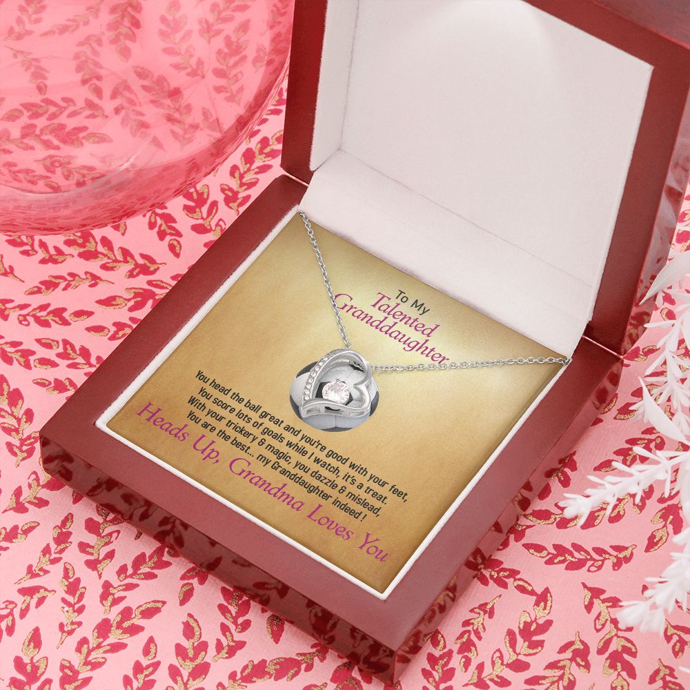 To My Talented_Soccer, Granddaughter, Jewelry Gift - YERTIZZ.COM