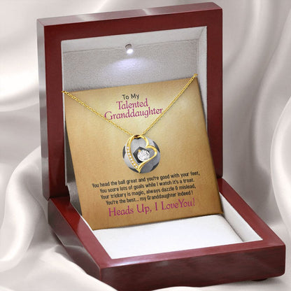 To My Talented Soccer Granddaughter, I Love You, Jewelry Gift - YERTIZZ.COM